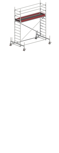 Layher Uni Standard Gerüst mit Fahrbalken #1102